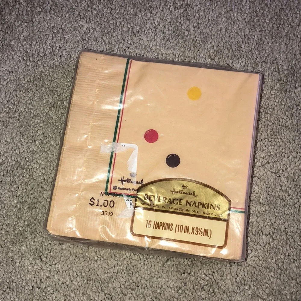 Hallmark Vintage Deadstock Beverage Napkin Pack‎ Chocolate is my Life